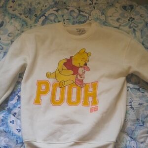 Disney Winnie the Pooh White Sweatshirt